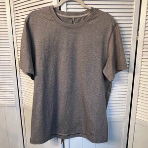 Lululemon Men’s Soft Jersey Short-Sleeve Shirt Heathered Nomad Grey Size L